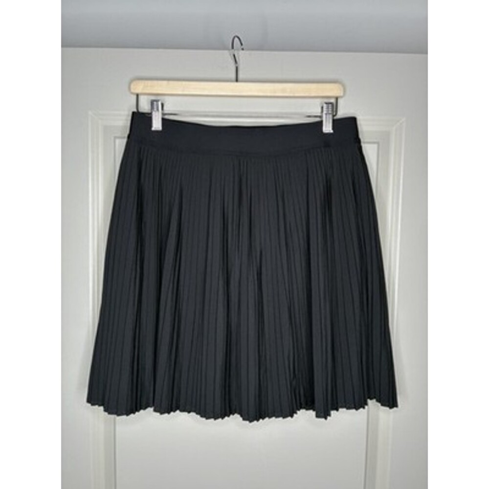Lululemon Pleated High-Rise Knee-Length Tennis Skirt Black Size Large - Picture 7 of 7